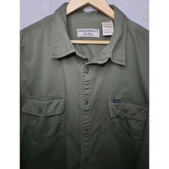 Levi Strauss Signature Pro Grade Workwear Button Shirt, Sz 3XL, Green - Picture 4 of 10